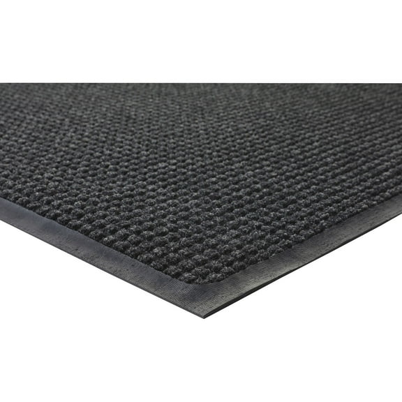 Genuine Joe, Waterguard Floor Mat, 1 Each, Charcoal
