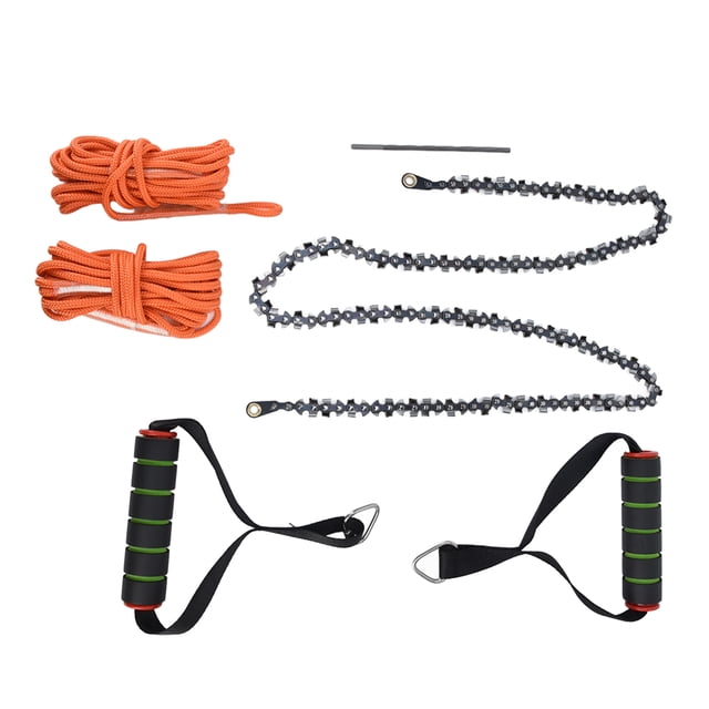 High Reach Tree Limb Hand Rope Saw, 65 Manganese Steel Rope Saw Portable Flexible for Camping