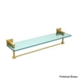 thumbnail image 5 of Montero Collection 22 Inch Glass Vanity Shelf with Integrated Towel Bar, 5 of 5