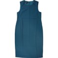 thumbnail image 1 of Alfani Vestido acampanado con aberturas laterales para mujer, Azul, 10, 1 of 1