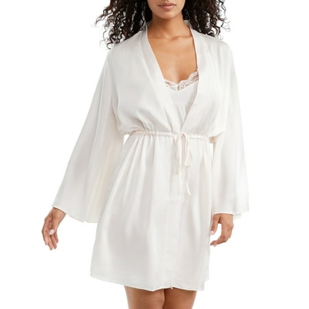 

Flora Nikrooz Womens Ember Solid Luxe Woven Wrap Robe Style-Q81359