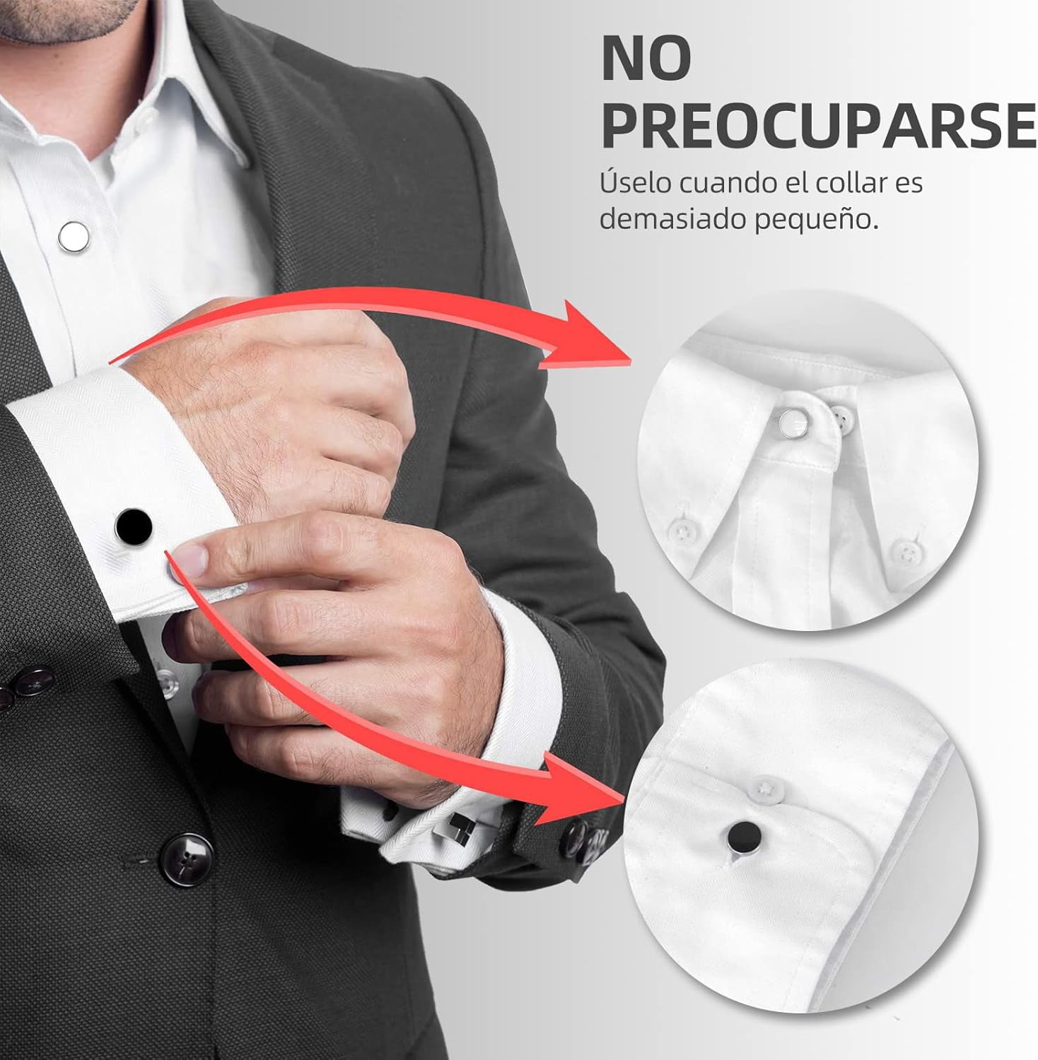 Adjustable Jeans Extender Buttons, 12 Pack Jeans and Collar Extender Buttons, 6 Styles, Instantly Extend Your Pants Waistband, No Sewing Required, Perfect Fit