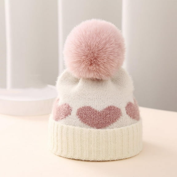 Sentuca Baby Hats for Newborn Girls Soft Knit Beanies Warm Comfortable Winter Hats