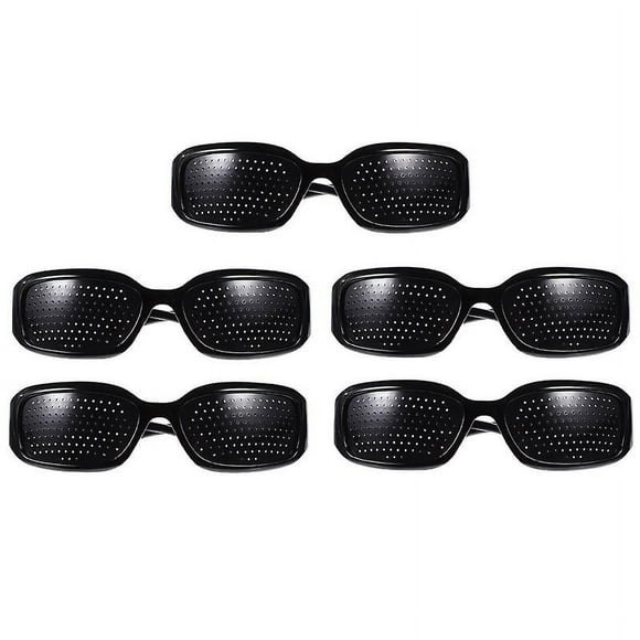 5 piezas gafas de sol estenopeicas portátiles
