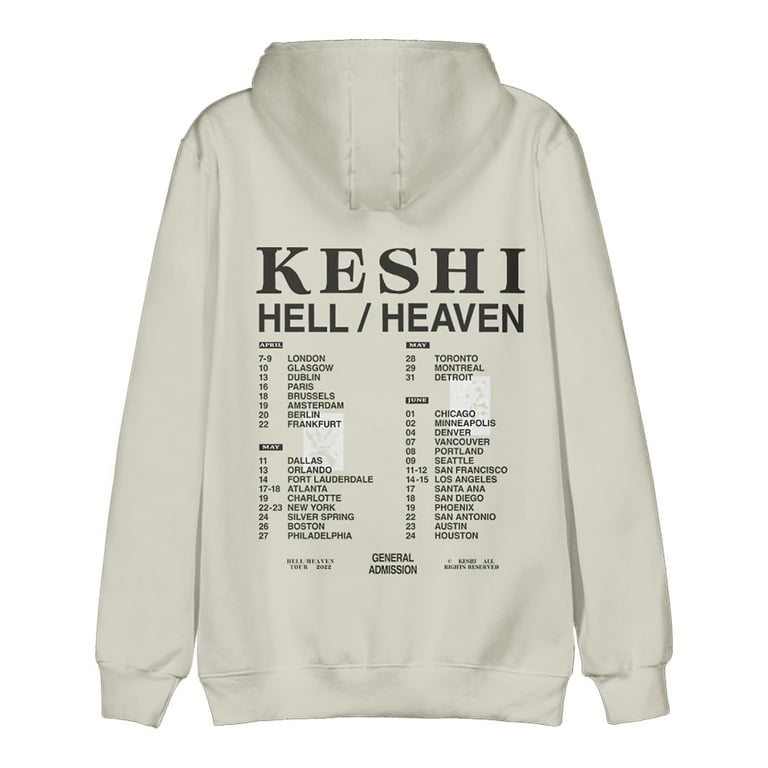 KESHI HELLO / HEAVEN 2022 フーディ Keshi Hell/heaven 2022 World Tour Hoodie | eBay