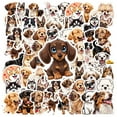 thumbnail image 3 of 35pcs Playful Puppy Stickers Animal Cartoon Pack for Luggage Suitcase Notebook, 3 of 9
