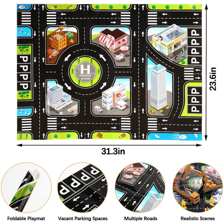 JoyStone Construction Vehicles Playset with Playmat photo 7