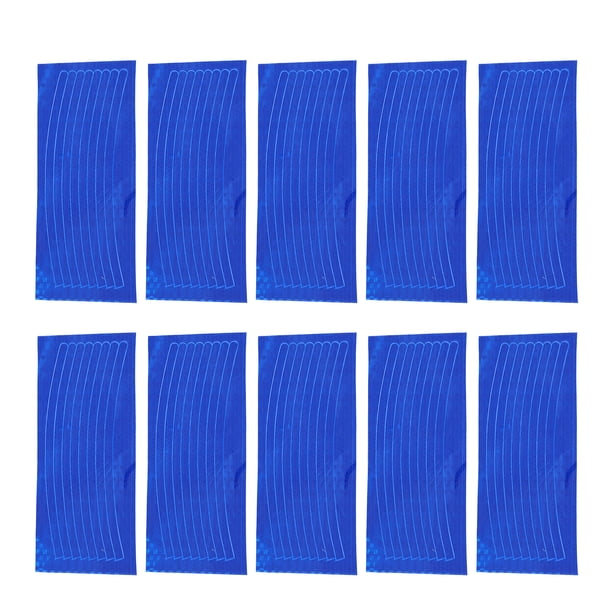Pegatinas reflectantes nocturnas NikouMX 10 Pegatinas reflectantes para llantas de bicicleta