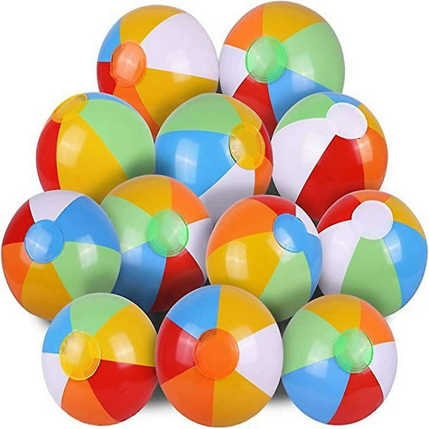 La pelota de playa 6 piezas incluye 6 pelotas de playa inflables de 40 cm pelotas de playa juguetes para fiestas en la piscina Bodega Aurrera en linea