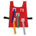 thumbnail image 1 of Chaleco de para Niños para Jardín de Infantes Chaleco de de Actividades Al Multicolor rojo, 1 of 9