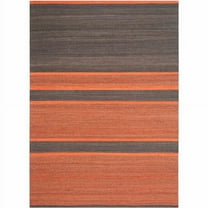 SAFAVIEH Kilim KLM952C Handwoven Dark Grey / Orange Rug