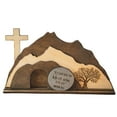 thumbnail image 1 of Easter Tomb Decor Decorative 3D Visual Effect Attractive Desktop Indoor Easter Sign Gift Wooden Ornament, 1 of 5