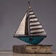 thumbnail image 4 of Maqueta de barco de vela occidental, hecha a mano, juguetes sólidos, manualidades para armar. Los 20X27CM, 4 of 6