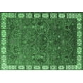 thumbnail image 1 of Ahgly Company Indoor Rectangle Oriental Emerald Green Industrial Area Rugs, 8' x 12', 1 of 4