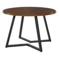 thumbnail image 3 of Metro 45" Oak Veneer Dinning Table with Charcoal Faux Leather Dinning Chairs, 3 of 9