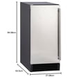 thumbnail image 5 of Maxx Ice MIM50 Self Contained Ice Maker, 50-Pound, 5 of 5