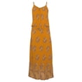 thumbnail image 4 of LASCANA Women's Paisley Print Maxi Dress Shirring, 4 of 5