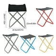 thumbnail image 5 of Tssuoun Oxford Cloth Folding Stool Portable Alloy Chair Indoor Outdoor Backyard Garden Camping Hiking Mountaineering Relaxing Seat, 5 of 5