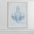 thumbnail image 4 of Chandelier Draft IV - Barnwood Framed Canvas - 17 x 20 - White, 4 of 4