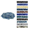 thumbnail image 1 of Fire Glass, 10 LBS / 4.5 KG Fireplace Rocks, 1/2-Inch / 12.7 mm Reflective Firepit Glass Rock, High Luster & Smokeless Stone Landscaping for Fire Pit Table, Cobalt Blue + Aqua Blue + Clear, 1 of 6