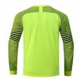 thumbnail image 3 of YONGHS Kids Goalie Shirt Soccer Goalkeeper Jersey Football Training Uniform Sport Workout Tee Fluorescent Green 11-12, 3 of 6