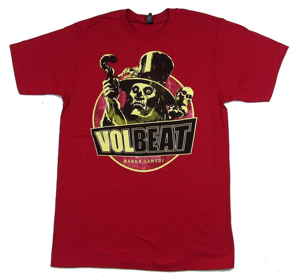 Volbeat - Volbeat Baron Samedi Red T Shirt - Walmart.com - Walmart.com
