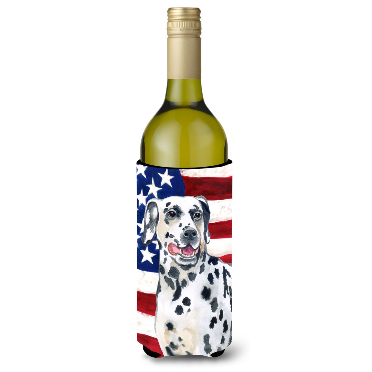 Caroline’s Treasures Brussels Griffon USA Flag Koozie – Fits Slim Cans Like Michelob Ultra, Heineken Light, 12 Oz - View #6