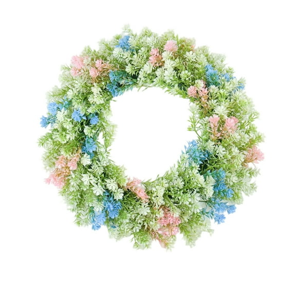 WEGFTDUOP Halloween Decor Christmas Wreath Christmas Decoration Door Hanging Wall Hanging Rattan Wreath Window Display Prop Mall Scene Setting Gift Indoor Ornaments