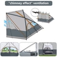 thumbnail image 5 of Camping Cube | Pop Up Canopy Side Tent for 10' x 10' Canopies Tent Easy Set Up Gazebo (Canopy/SHELTER NOT Included), Gray, 5 of 6