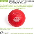 thumbnail image 4 of Champion Sports RSPGSET Playground Ball Set, Six Large 8.5 Inch Rhino Skin Soft Inflatable Balls, 4 of 8