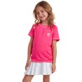 thumbnail image 2 of Girls' Rash Guard Shirt - 2 Pack UPF 50+ Short Sleeve Quick Dry Swim Shirt (Size: 4-16), 2 of 7