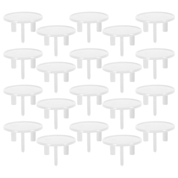 LOLIPPYY 20-Pack White Electrical Outlet Plug Covers for UK Socket Safety and Child