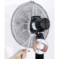 thumbnail image 3 of 2 paquetes de cubierta antipolvo para ventilador de 18 pulgadas, cubierta de malla para ventilador, segura para bebés y niños, lavable y reutilizable, cubierta antipolvo, viable para ventila, 3 of 5