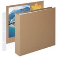 thumbnail image 1 of Album de fotos 1DOT2 Scrapbook Photo Album 8x8 pulgadas 3 anillos 60 paginas papel kraft, 1 of 5
