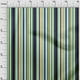 thumbnail image 2 of oneOone Organic Cotton Poplin Twill Fabric Multicolor Stripe Printed Craft Fabric BTY 42 Inch Wide, 2 of 4