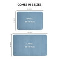 thumbnail image 5 of Mainstays Blue Performance Foam 17"x 24" Bath Rug, 5 of 8