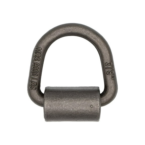 (20 Pack) 3/8" Heavy Duty Weld On D Ring - 9,000 LBS Breaking Strength Tie Down Anchor for Truck Bed - Forged D Rings for Trailer