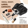 thumbnail image 5 of Sunyuer Trendy Shoulder Bag - Vintage Y2K Leather Buckle Punk Hobo Clutch Hobo Purse for Women, 5 of 7