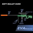 thumbnail image 4 of Fusil de francotirador Toy Gun Kyliandi Soft Bullet con mira, color verde, 4 of 7