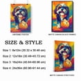thumbnail image 2 of Lhasa Apso Dog American Football Art Canvas – Lhasa Apso Dog Playing American Football Wall Art, Dog Lover Canvas, Sports Theme Decor for Living Room, 2 of 5