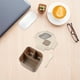 thumbnail image 4 of Lonchera estilo bento, recipiente de plástico apto para microondas, con separadores y vaso para salsas, contenedor portátil para comida escolar, ideal para oficina y viajes,topliu, 4 of 9