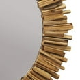 thumbnail image 4 of Wall Mirror with Irregular Arranged Wooden Twigs Round Frame, Brown, 4 of 5