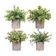 thumbnail image 4 of 4 piezas de plantas artificiales pequeñas en maceta, plantas decorativas de imitación. Estilo D, 4 of 9
