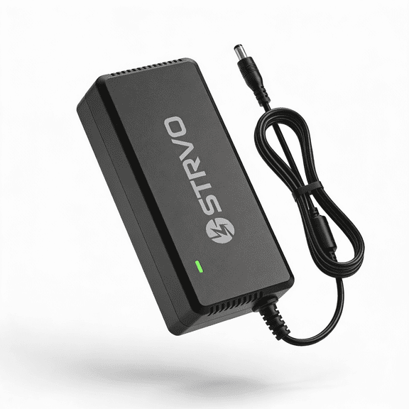 Strvo 42V2A, 5.5 x 2.1mm Connector, Charger for 36V Lithium Ion Battery