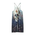 thumbnail image 2 of VISgogo Pantalones con tirantes estampados de Halloween para mujer, overoles holgados con cuello en U, S/M/L/XL/XXL VISgogo  moda, 2 of 9