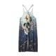 thumbnail image 4 of Txlixc Tirantes impresos de Halloween para mujeres, overoles holgados de cuello en u Txlixc moda, 4 of 9