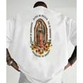 thumbnail image 4 of Virgen de Guadalupe Unisex Shirt – Virgin Mary Religious T-Shirt for Men & Women, Faith-Based Catholic Tee with Back Print, 4 of 7