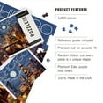thumbnail image 5 of Lantern Press 1000 Piece Jigsaw Puzzle, Chicago, Illinois, Skyline at Night, 5 of 5