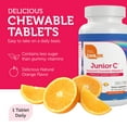 thumbnail image 2 of Zahler Junior C, 250 mg, 90 Chewable Tablets, Kids Vitamins Vitamin C Tablets for Immune Support, Natural Orange Chewable Vitamin C, 2 of 6