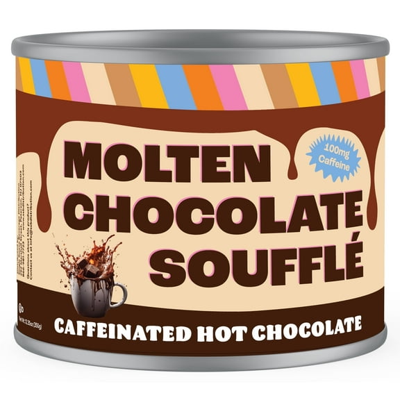 Crazy Cups Molten Chocolate Souffle Instant Hot Chocolate Mix, 12 Ounce